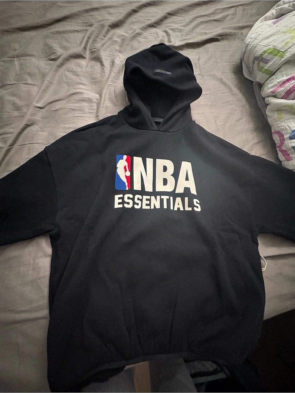 NBA Essentials Black Pullover Hoodie NWT